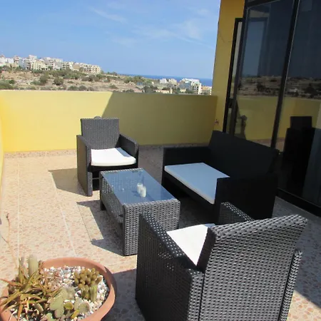 Panoramic Penthouse In Marsascala Which Enjoys Sea And Country Views Apartment